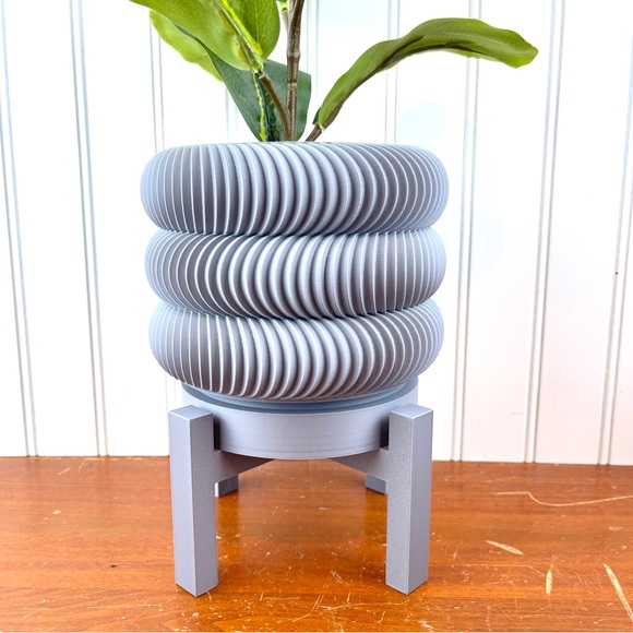 Hand Crafted Other - The Maro Planter Pot, Flower Pot, Indoor Planter w/ Drainage Tray